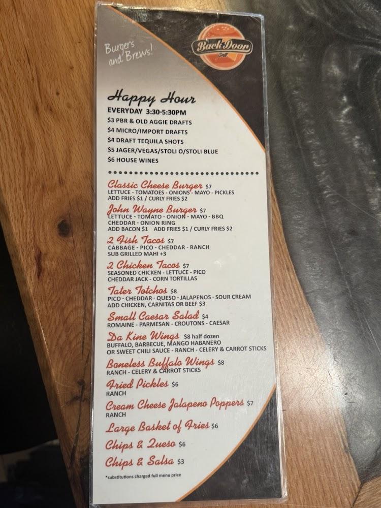 Back Door Grill Fort Collins Dish 3